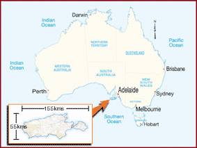 map of Australia